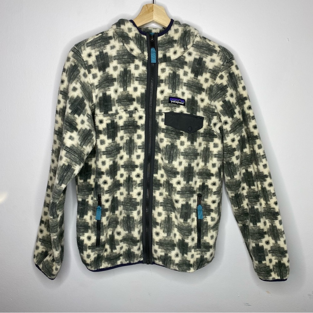 Patagonia Synchilla Fleece Jacket Women Medium Southwestern Aztec Print Full Zip